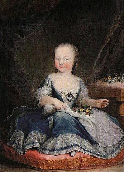 Portrait of Princess Maria Felicita of Savoy, unknow artist